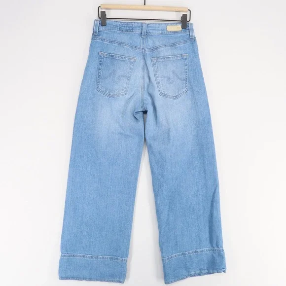 AG Adriano Goldschmied Light Blue Flare Jeans - Picture 3 of 13